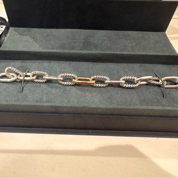DY MADISON® CHAIN BRACELET
Sterling Silver with 18K Rose Gold, 11mm - Picture 6 of 12